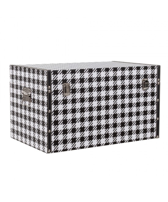 FERRE ΜΠΑΟΥΛΑ SET 4ΤΕΜ ΜΑΥΡΟ ΛΕΥΚΟ 64-56-48-40x40-34-28-20xH40-32-23-16cm