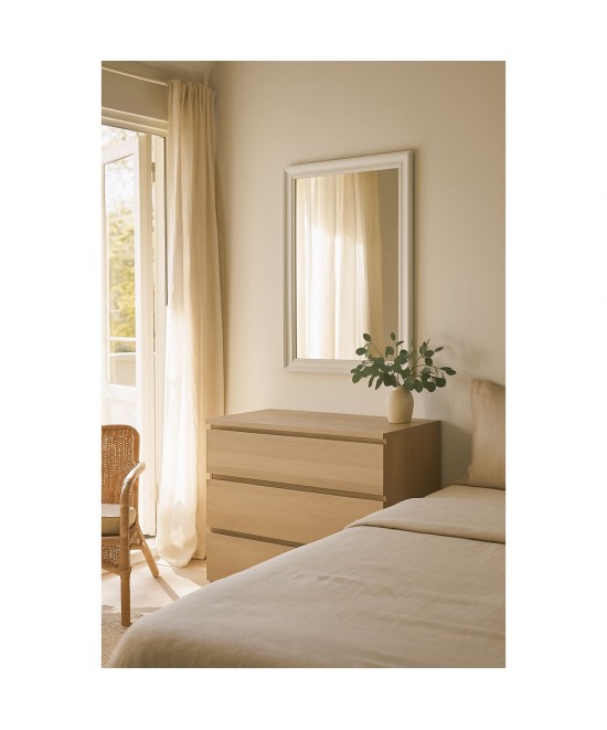 FRAME ΚΑΘΡΕΠΤΗΣ ΛΕΥΚΟ 60x3xH80cm