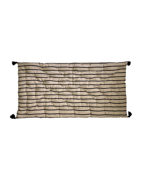 SOFT ΜΑΞΙΛΑΡΑ BEIGE ΓΚΡΙ ΣΚΟΥΡΟ 160x80xH10cm