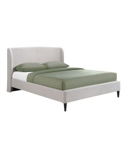 TEDDY ΚΡΕΒΑΤΙ (ΓΙΑ ΣΤΡΩΜΑ 160x200cm) ΓΚΡΙ ΑΝΟΙΧΤΟ 221x171,5xH111cm