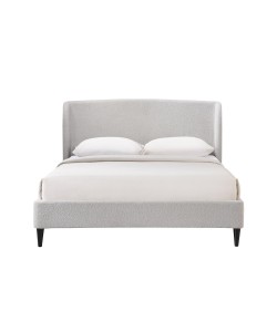 TEDDY ΚΡΕΒΑΤΙ (ΓΙΑ ΣΤΡΩΜΑ 160x200cm) ΓΚΡΙ ΑΝΟΙΧΤΟ 221x171,5xH111cm