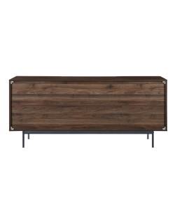 GROOVES ΜΠΟΥΦΕΣ 2ΠΟΡΤΕΣ 2ΣΥΡΤΑΡΙΑ WOTAN OAK ΓΚΡΙ 180x41,5xH80cm