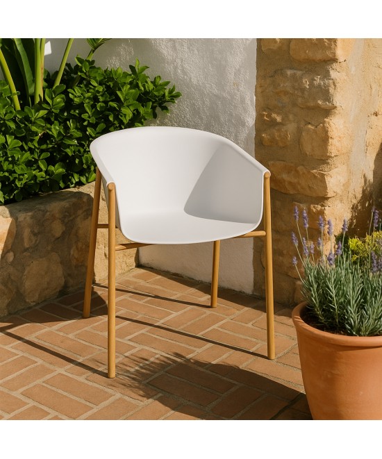CARINA ΠΟΛΥΘΡΟΝΑ ΛΕΥΚΟ 59x57xH80cn CARINA ΠΟΛΥΘΡΟΝΑ ΛΕΥΚΟ 59x57xH80cn