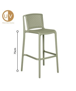 POLLY ΣΚΑΜΠΩ BAR ΛΑΔΙ 52,5x49xH100,5cm