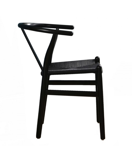 BONE ΚΑΡΕΚΛΑ ΜΑΥΡΟ 57x53xH76cm BONE ΚΑΡΕΚΛΑ ΜΑΥΡΟ 57x53xH76cm