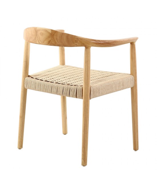 RATTAN ΚΑΡΕΚΛΑ ΦΥΣΙΚΟ 46x59xH73,5cm