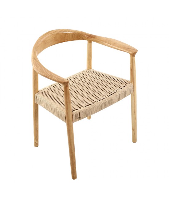 RATTAN ΚΑΡΕΚΛΑ ΦΥΣΙΚΟ 46x59xH73,5cm