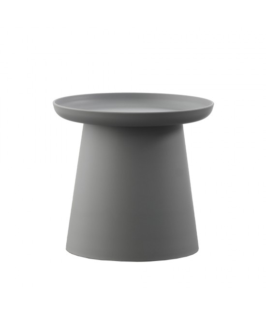 TECH COFFEE TABLE ΓΚΡΙ D50xH46,5cm