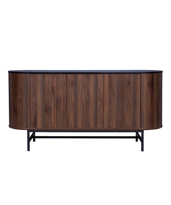 OVAL ΜΠΟΥΦΕΣ 3ΠΟΡΤΕΣ ΚΑΡΥΔΙ 150x45xH74cm