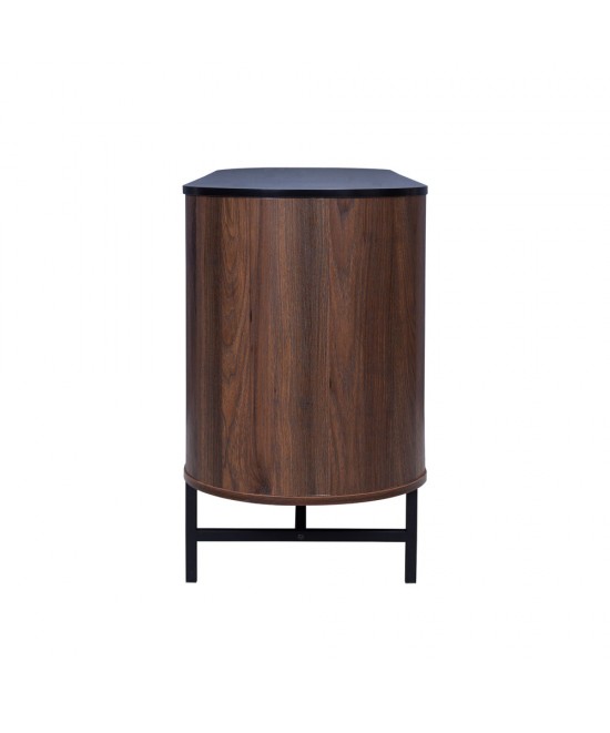 OVAL ΜΠΟΥΦΕΣ 3ΠΟΡΤΕΣ ΚΑΡΥΔΙ 150x45xH74cm