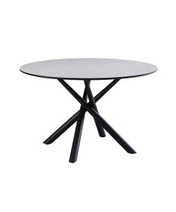 VOTSALO ΤΡΑΠΕΖΙ STONE ΓΚΡΙ D120xH75cm