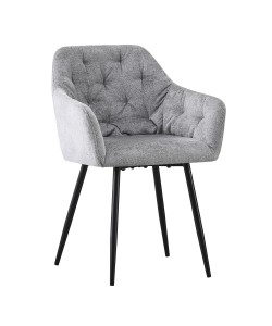 SAVVY ΚΑΡΕΚΛΑ ΓΚΡΙ ΑΝΟΙΧΤΟ 56x55xH85cm