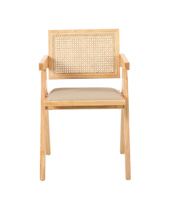 SAMURAI ΚΑΡΕΚΛΑ ΦΥΣΙΚΟ BEIGE 50x50xH80cm SAMURAI ΚΑΡΕΚΛΑ ΦΥΣΙΚΟ BEIGE 50x50xH80cm