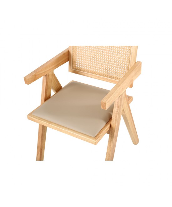 SAMURAI ΚΑΡΕΚΛΑ ΦΥΣΙΚΟ BEIGE 50x50xH80cm SAMURAI ΚΑΡΕΚΛΑ ΦΥΣΙΚΟ BEIGE 50x50xH80cm