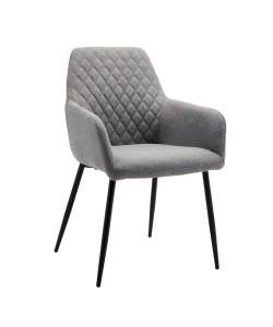 STONE ΚΑΡΕΚΛΑ ΠΟΛΥΘΡΟΝΑ ΓΚΡΙ ΑΝΟΙΧΤΟ 42x58xH88cm