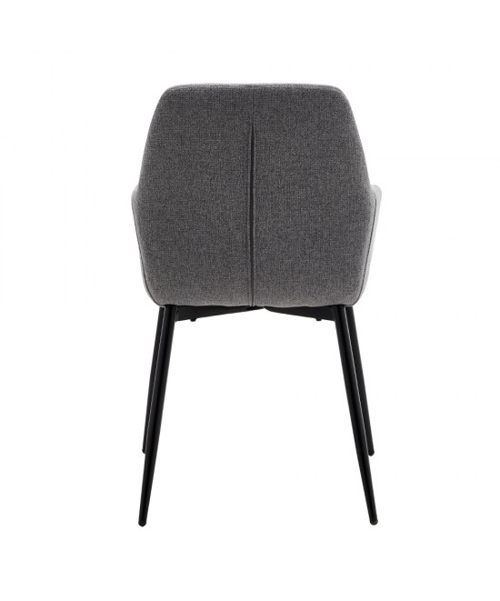 STONE ΚΑΡΕΚΛΑ ΠΟΛΥΘΡΟΝΑ ΓΚΡΙ ΑΝΟΙΧΤΟ 42x58xH88cm