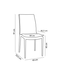 PILLOW ΚΑΡΕΚΛΑ ΓΚΡΙ 43x53,5xH91cm