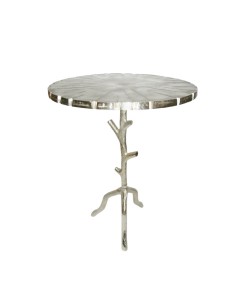 BIZARRE SIDE TABLE ΑΣΗΜΙ D45xH64cm