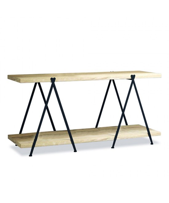 ALPHA ΚΟΝΣΟΛΑ WHITE WASHED 154x51xH76cm ALPHA ΚΟΝΣΟΛΑ WHITE WASHED 154x51xH76cm