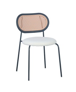 VINTAGE ΚΑΡΕΚΛΑ OFF WHITE 47x55xΗ76cm