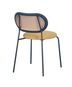 VINTAGE ΚΑΡΕΚΛΑ ΚΙΤΡΙΝΟ 47x55xΗ76cm