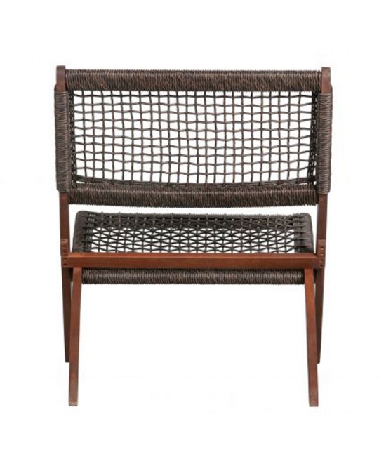 MESH ΚΑΡΕΚΛΑ ΠΤΥΣ/ΜΕΝΟ-Η ΚΑΦΕ ANTIQUE ΚΑΡΥΔΙ 78x60xH72,5cm MESH ΚΑΡΕΚΛΑ ΠΤΥΣ/ΜΕΝΟ-Η ΚΑΦΕ ANTIQUE ΚΑΡΥΔΙ 78x60xH72,5cm