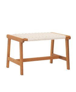 MESH ΣΚΑΜΠΩ ΛΕΥΚΟ ΦΥΣΙΚΟ 57x41xH35,5cm