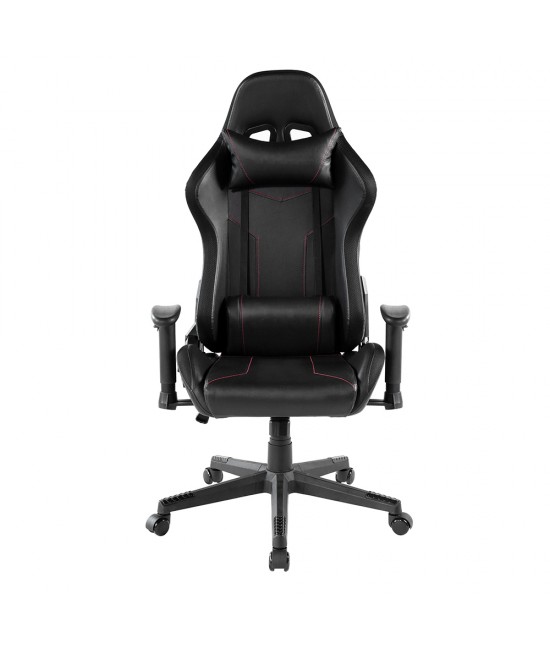MAXIMUS ΚΑΡΕΚΛΑ GAMING ΓΡΑΦΕΙΟΥ ΜΑΥΡΟ 51x74xH122/130cm