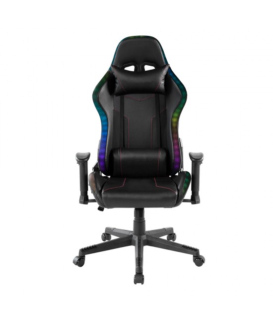 MAXIMUS ΚΑΡΕΚΛΑ GAMING ΓΡΑΦΕΙΟΥ ΜΑΥΡΟ 51x74xH122/130cm