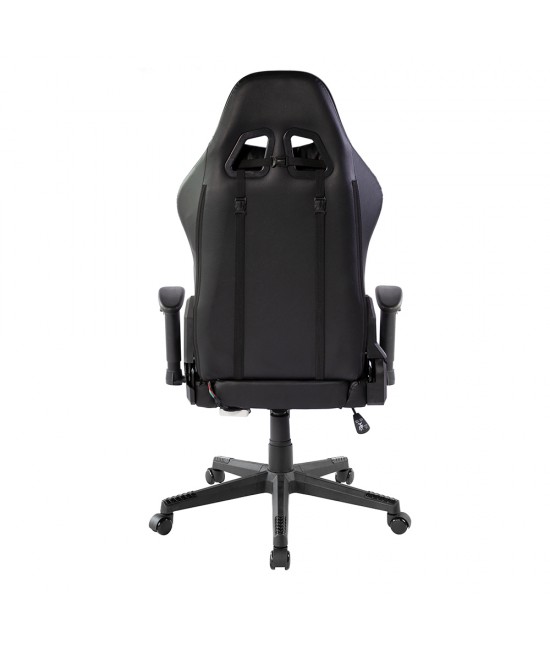 MAXIMUS ΚΑΡΕΚΛΑ GAMING ΓΡΑΦΕΙΟΥ ΜΑΥΡΟ 51x74xH122/130cm