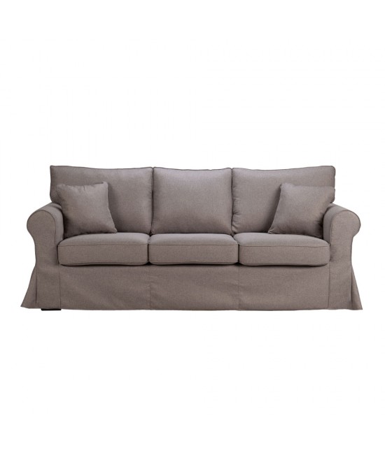 ASHLEY ΚΑΝΑΠΕΣ 3ΘΕΣΙΟΣ ΚΑΦΕ 215x85xH95cm