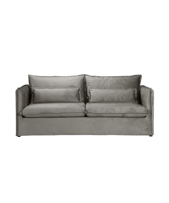 ONE ONLY ΚΑΝΑΠΕΣ 3ΘΕΣΙΟΣ ΜΕ ΑΠΟΣΥΡΟΜΕΝΟ ΓΚΡΙ 209x90xH87cm ONE ONLY ΚΑΝΑΠΕΣ 3ΘΕΣΙΟΣ ΜΕ ΑΠΟΣΥΡΟΜΕΝΟ ΓΚΡΙ 209x90xH87cm