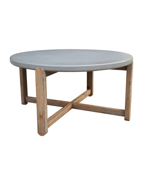 UBUD COFFEE TABLE CEMENT 81x81xH40cm