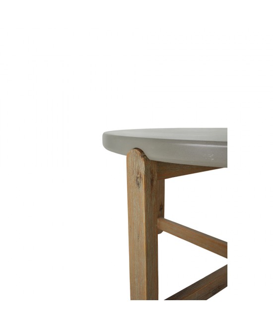 UBUD COFFEE TABLE CEMENT 81x81xH40cm