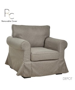 ASHLEY ΠΟΛΥΘΡΟΝΑ ΜΕ ΑΠΟΣΥΡΟΜΕΝΟ ΚΑΦΕ 97x85xH95cm