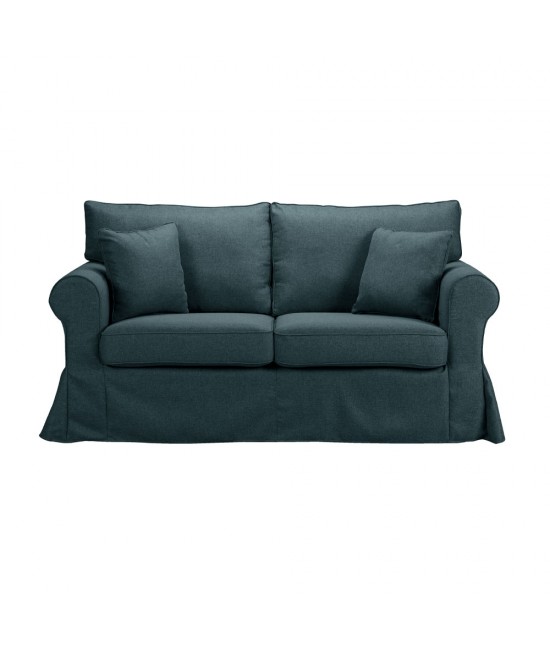 ASHLEY ΚΑΝΑΠΕΣ 2ΘΕΣΙΟΣ ΜΕ ΑΠΟΣΥΡΟΜΕΝΟ ΜΠΛΕ 173x85xH95cm ASHLEY ΚΑΝΑΠΕΣ 2ΘΕΣΙΟΣ ΜΕ ΑΠΟΣΥΡΟΜΕΝΟ ΜΠΛΕ 173x85xH95cm