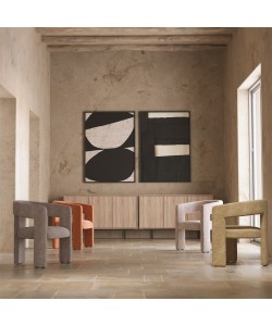 NYX ΠΟΛΥΘΡΟΝΑ TERRACOTTA 64x56xH75cm