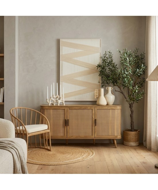 MONMARTE ΜΠΟΥΦΕΣ NATURE 150x39xH77cm