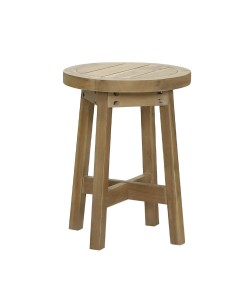 ANASA SIDE TABLE LIGHT TEAK 40x40xH48cm