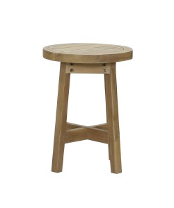 ANASA SIDE TABLE LIGHT TEAK 40x40xH48cm