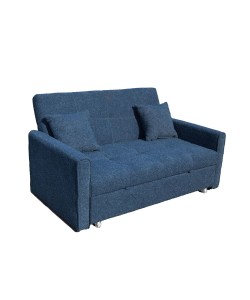 DUAL ΚΑΝΑΠΕΣ ΚΡΕΒΑΤΙ 2ΘΕΣΙΟΣ ΜΠΛΕ 153x89xH85cm