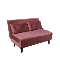 FALCON ΚΑΝΑΠΕΣ ΚΡΕΒΑΤΙ 2ΘΕΣΙΟΣ ΑΝΑΔΙΠΛΟΥΜΕΝΟΣ DUSTY PINK 121x90xH80cm