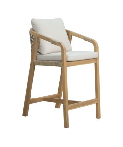 TERRAZZO ΣΚΑΜΠΩ BAR LIGHT TEAK 68x55xH97,5cm