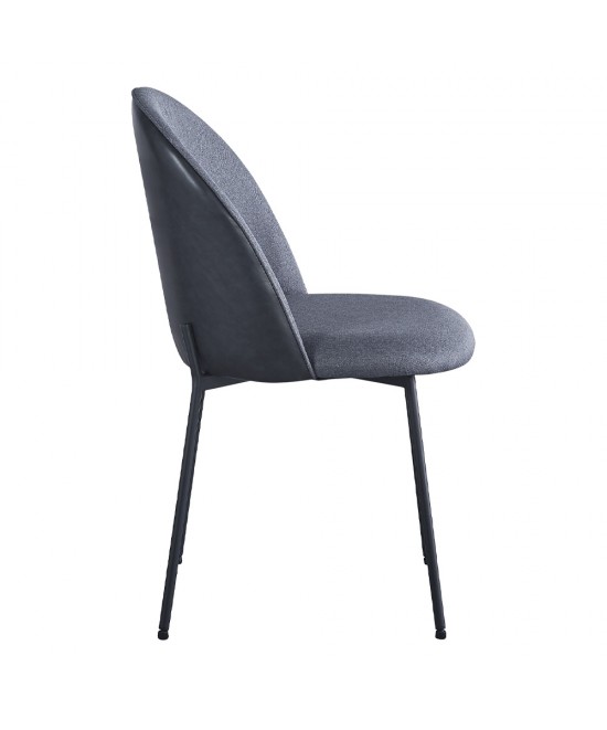 COSMO ΚΑΡΕΚΛΑ ΓΚΡΙ ΣΚΟΥΡΟ 49x54,5xH84cm