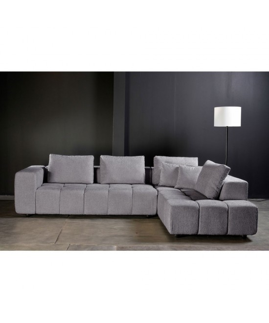 TOMOS ΚΑΝΑΠΕΣ ΓΩΝΙΑ ΔΕΞΙΑ ΓΚΡΙ 298x200xH85cm TOMOS ΚΑΝΑΠΕΣ ΓΩΝΙΑ ΔΕΞΙΑ ΓΚΡΙ 298x200xH85cm