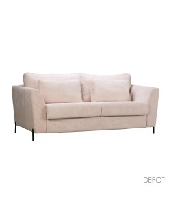 COCOON ΚΑΝΑΠΕΣ ΚΡΕΒΑΤΙ 3ΘΕΣΙΟΣ BEIGE 208x94xH92cm