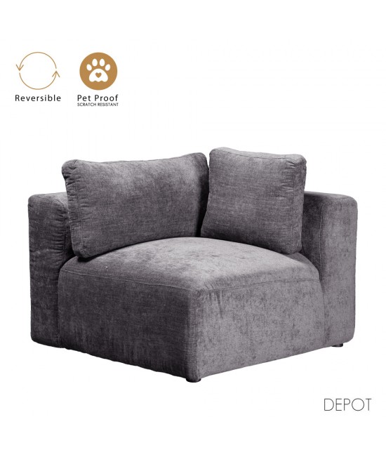 BOX ΠΟΛΥΘΡΟΝΑ ΜΕ ΜΠΡΑΤΣΟ ΑΝΑΣΤΡΕΨΙΜΗ ΓΚΡΙ 107x107xH85cm BOX ΠΟΛΥΘΡΟΝΑ ΜΕ ΜΠΡΑΤΣΟ ΑΝΑΣΤΡΕΨΙΜΗ ΓΚΡΙ 107x107xH85cm