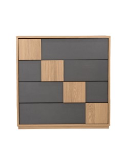 JENGA ΚΟΜΟΤΑ SONOMA ΓΚΡΙ 80x40xH80cm JENGA ΚΟΜΟΤΑ SONOMA ΓΚΡΙ 80x40xH80cm