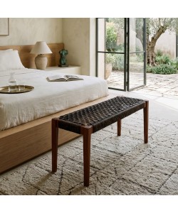 MESH ΠΑΓΚΑΚΙ ΚΑΦΕ ANTIQUE ΚΑΡΥΔΙ 110x35xH40cm