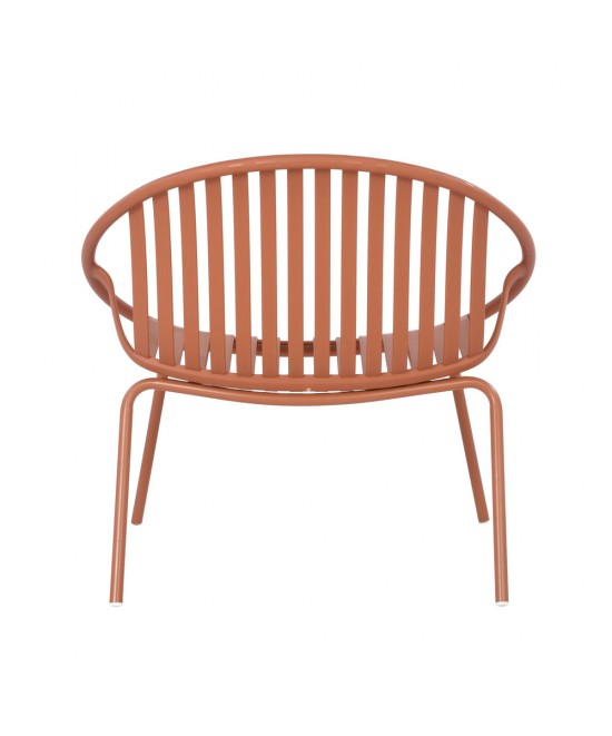 NADIN ΠΟΛΥΘΡΟΝΑ SET 2ΤΕΜ TERRACOTTA 79,5x70xH74cm